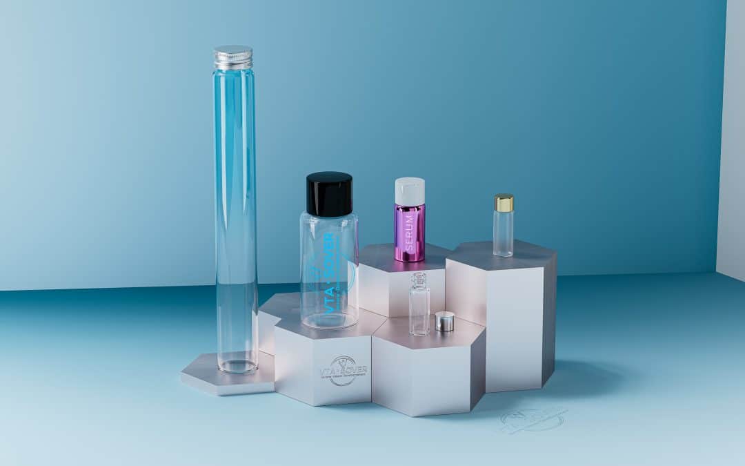 Screw or crimp neck bottles or snap caps